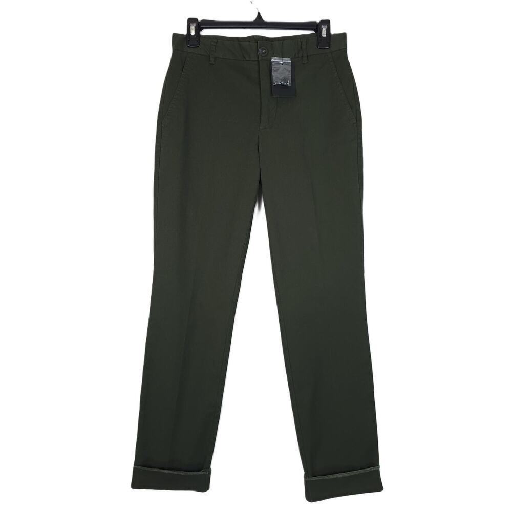 ATM Anthony Thomas Melillo Mens Slim Fit Pant 28x31 Green Stretch Cotton NWT